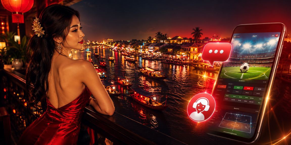 Người dùng Việt Nam đặt cược thể thao trực tuyến bên dòng sông Mekong
